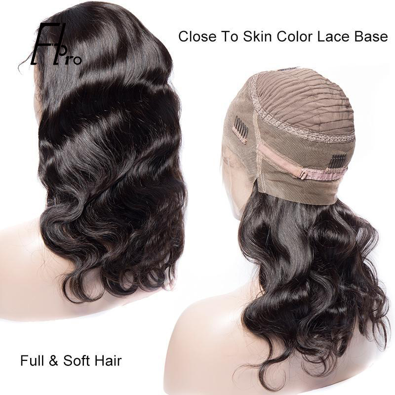 200% Density 360 Wig Body Wave With Baby Hair Virgin Hair For Black Women